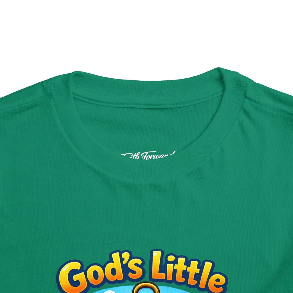 God's Little Explorer Toddler Tee — Christian Kids Compass Adventure Shirt