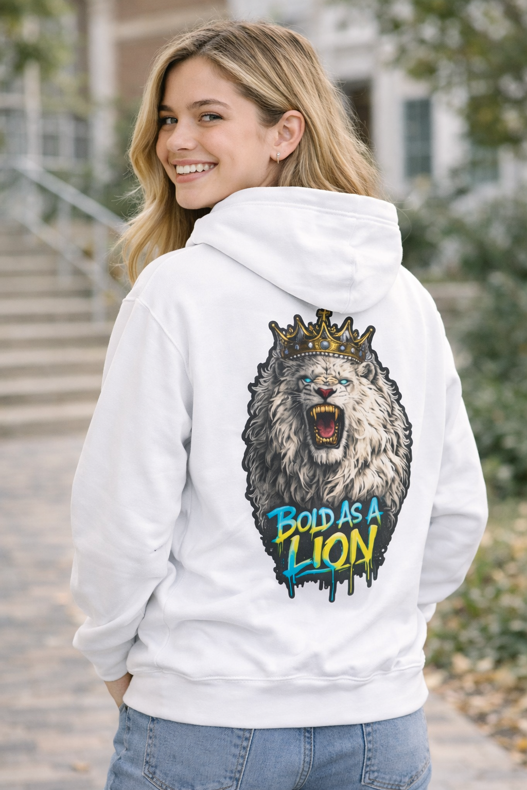 Bold as a Lion Hoodie-4teen