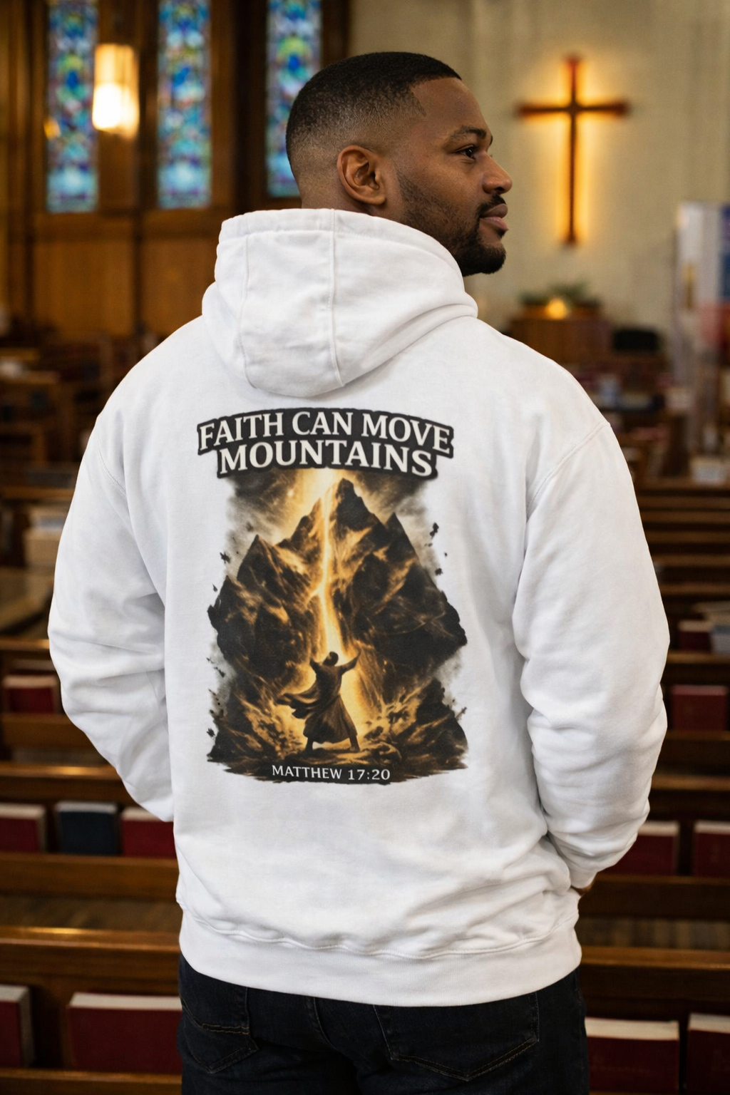 Faith Can Move Mountains -Hoodie