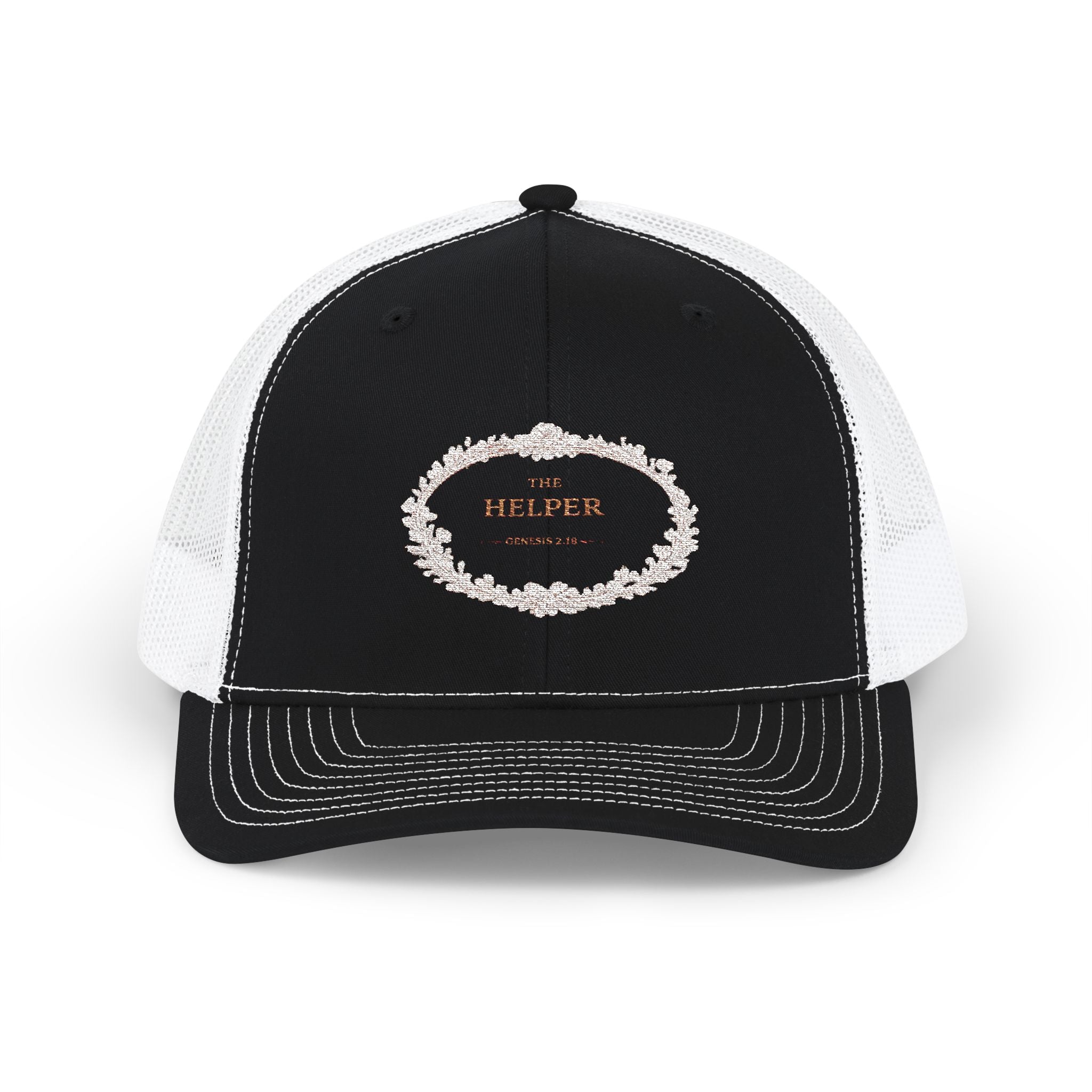 Helper Embroidered Snapback Hat