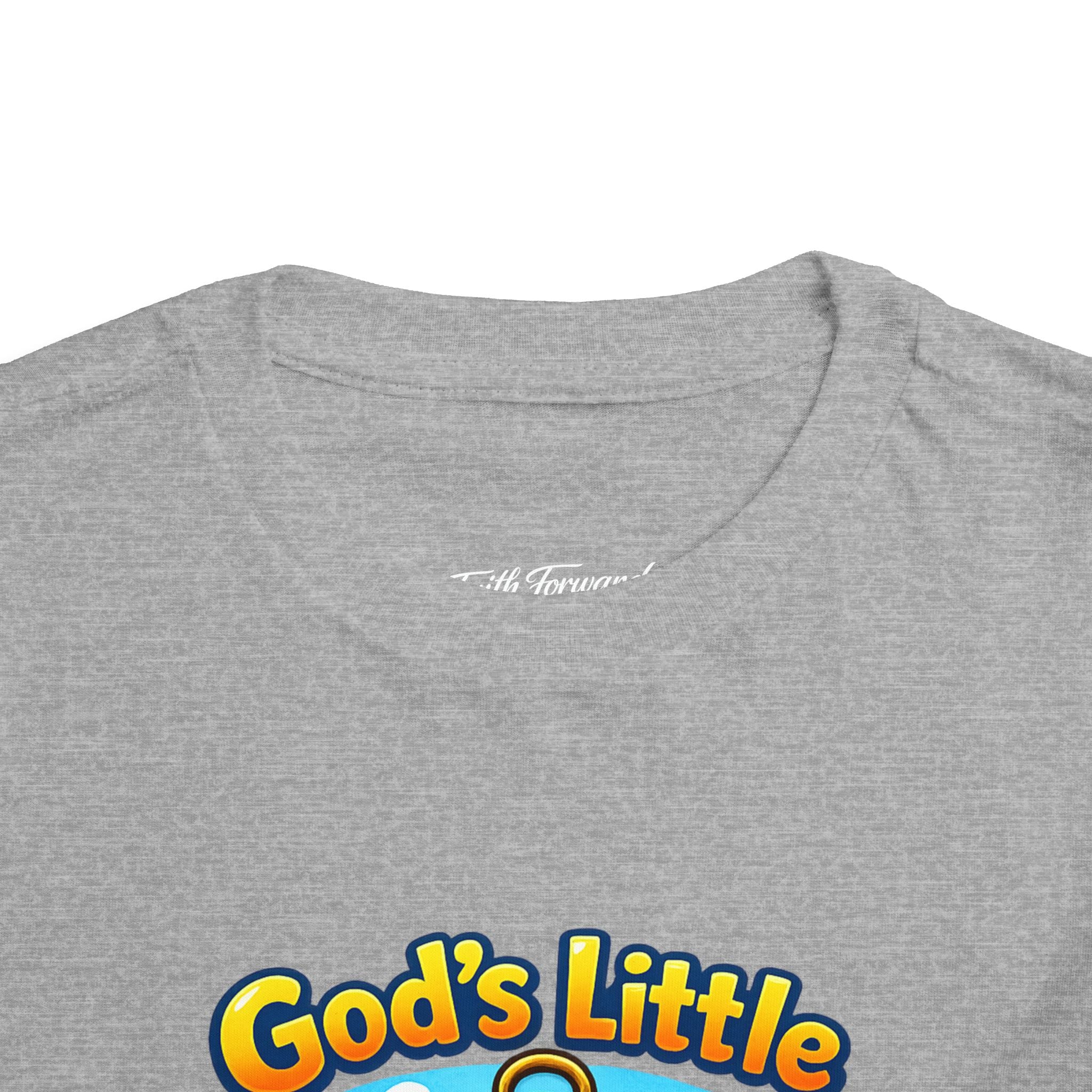God's Little Explorer Toddler Tee — Christian Kids Compass Adventure Shirt