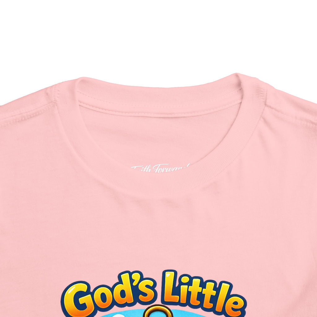 God's Little Explorer Toddler Tee — Christian Kids Compass Adventure Shirt
