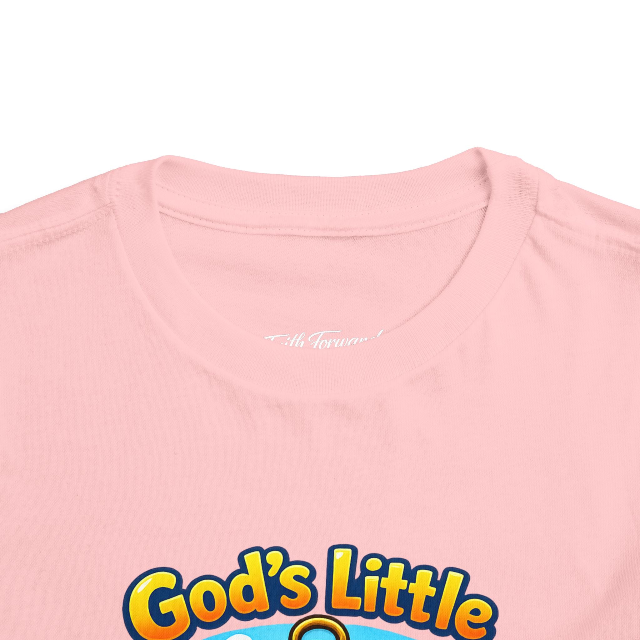 God's Little Explorer Toddler Tee — Christian Kids Compass Adventure Shirt