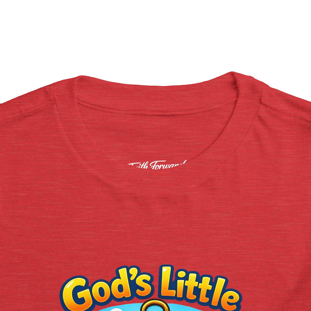 God's Little Explorer Toddler Tee — Christian Kids Compass Adventure Shirt